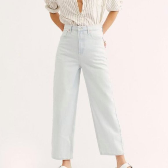 Free People Denim - Free People Frank Dad Jeans Light NWT High-Rise